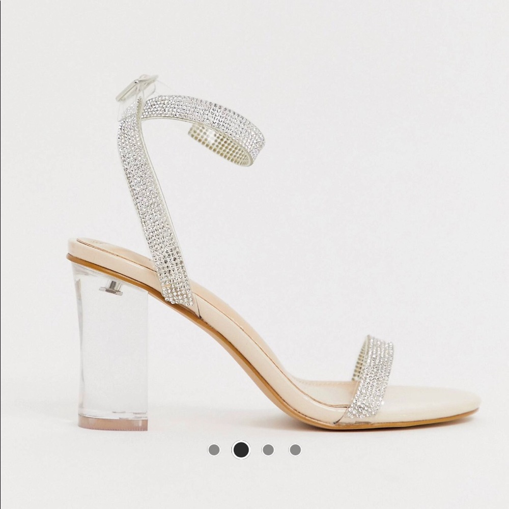 Trendy Clear Block Heels